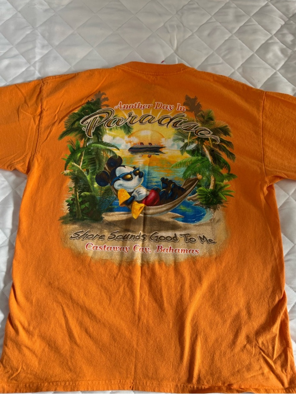 Disney Cruise Line Castaway Cay Donald Duck Tee